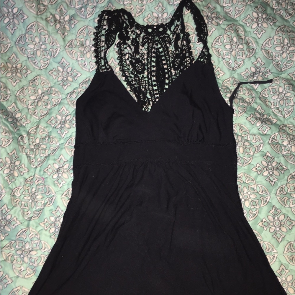 Lace racer back tank